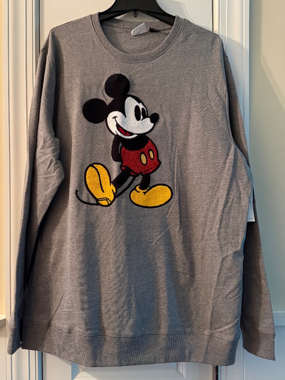NWT Old Navy Mickey Mouse Gray Sweatshirt XXXL